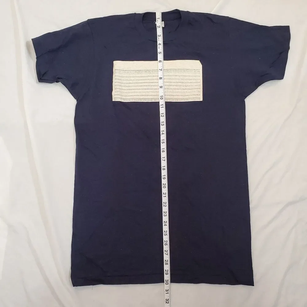 IBM‎ Punch Card T-Shirt 100% Cotton Made In The USA Single Stitch Size 46-48